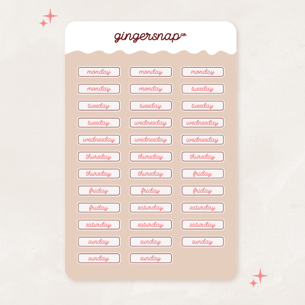 Coffee Cutie Journaling Sticker Pack (3 sheets)